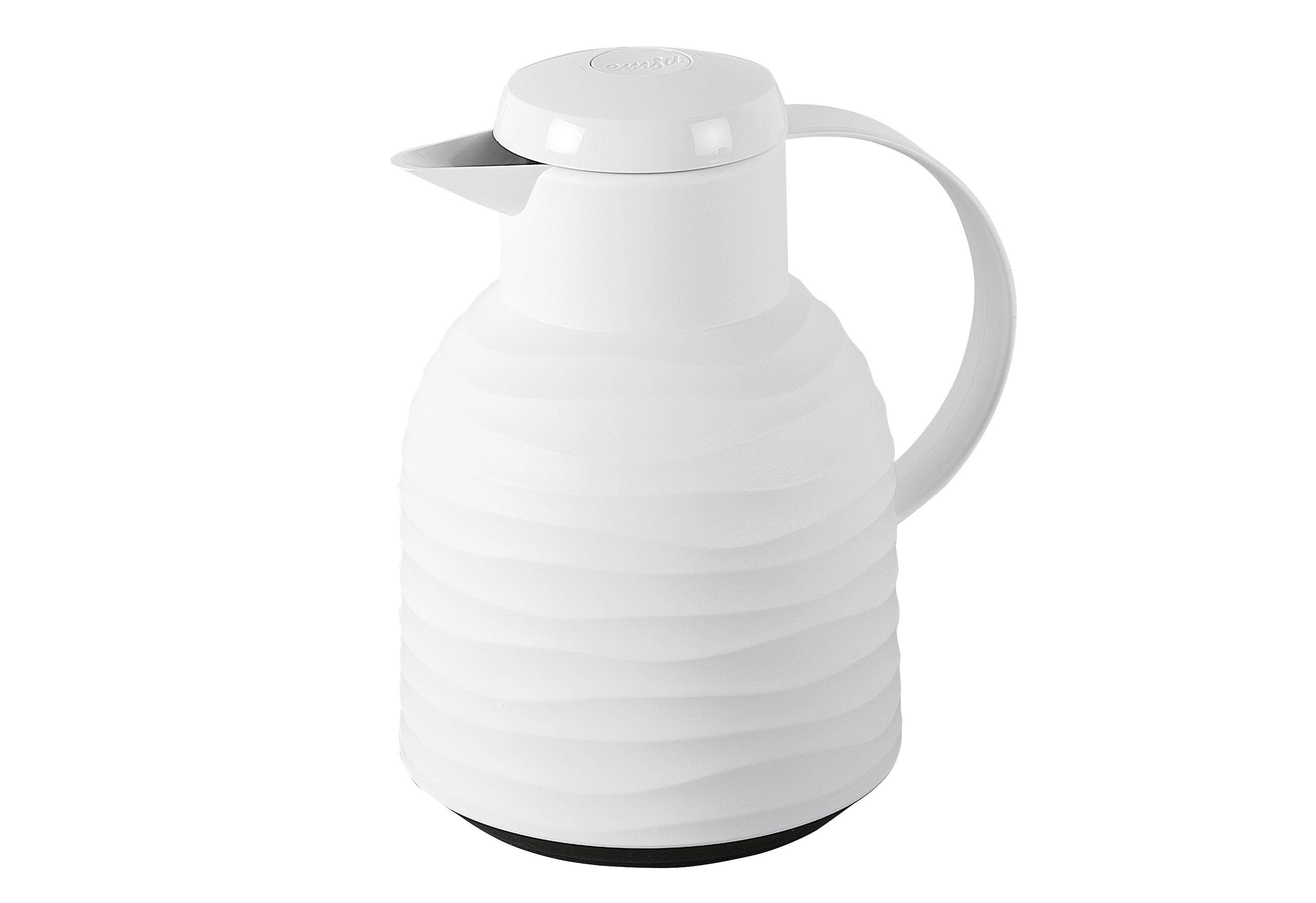 EMSA SAMBA Wave Isolierkanne, 1 l, Weiß, Polypropylen (PP), 178 mm, 145 mm, 215 mm-2