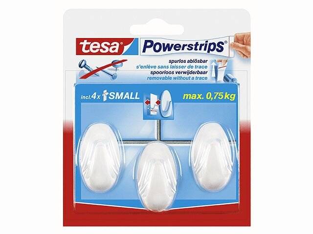 Powerstrips Haken Small Oval chrom-3
