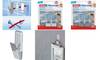 tesa Powerstrips Haken LARGE Transparent, transparent /chrom (8758812)
