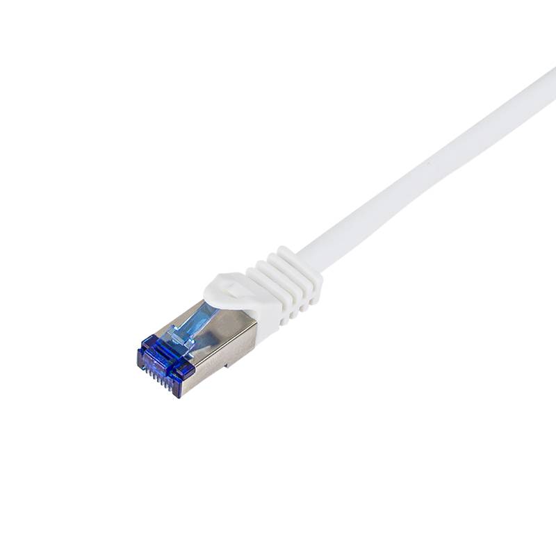 LogiLink C6A141S RJ45 CAT 6a S/FTP 50.00 m Weiß Halogenfrei 1 St.-5