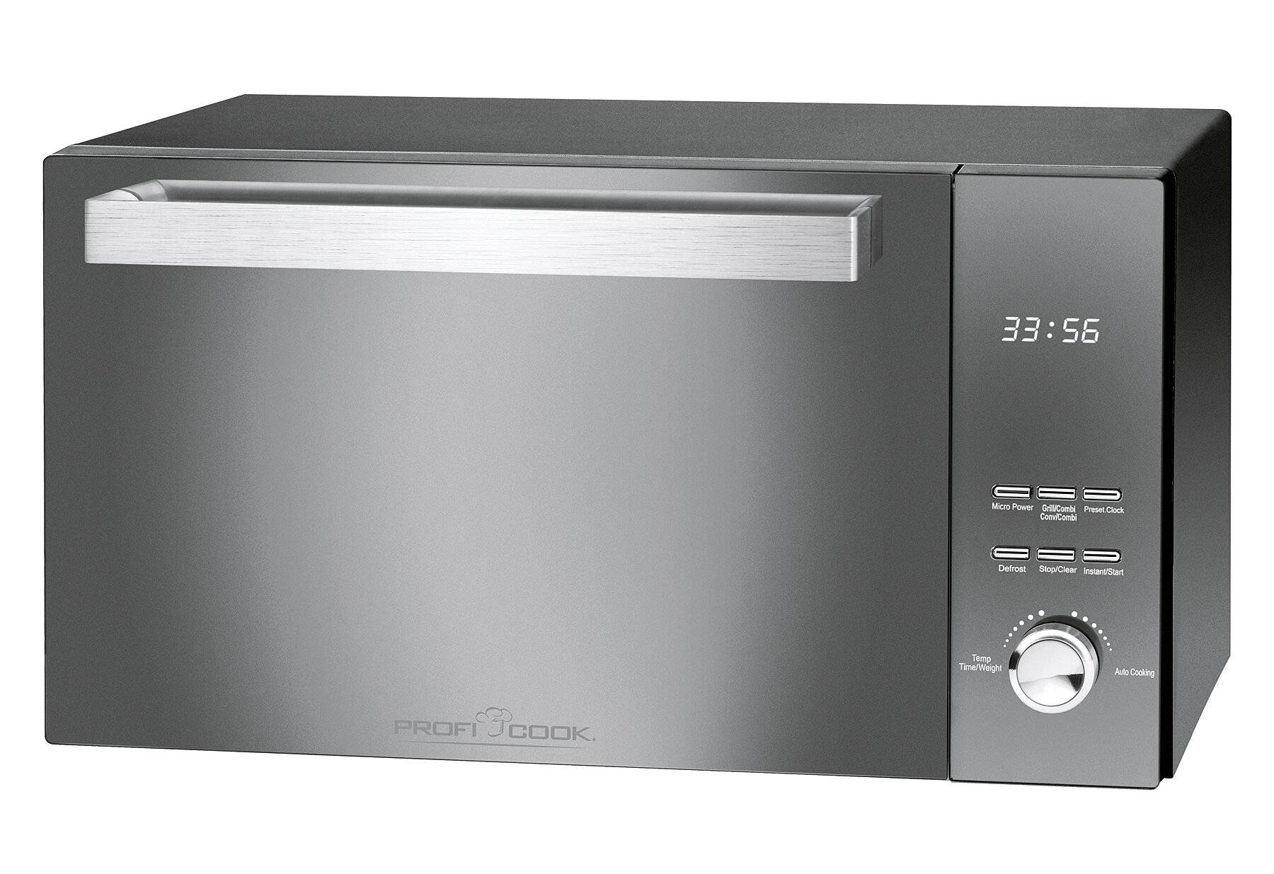 ProfiCook PC-MWG 1204 Mikrowelle mit Grill, 23 Liter Garraum, 800 Watt-3