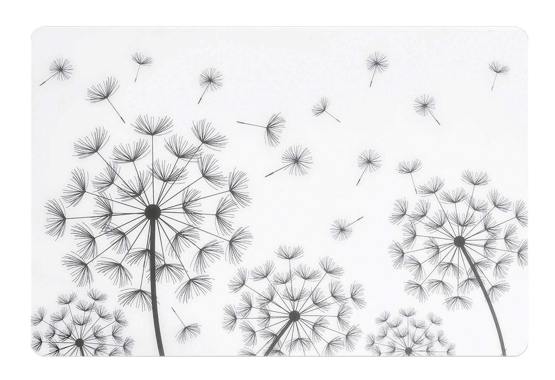 Zeller Present Tischset Pusteblume Kunststoff 45x30cm, transparent-0