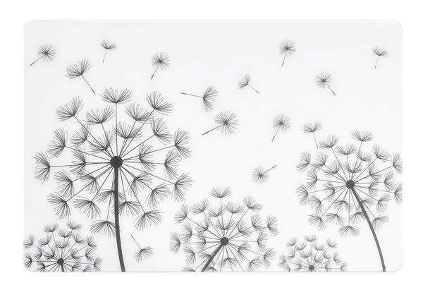 Zeller Present Tischset Pusteblume Kunststoff 45x30cm, transparent