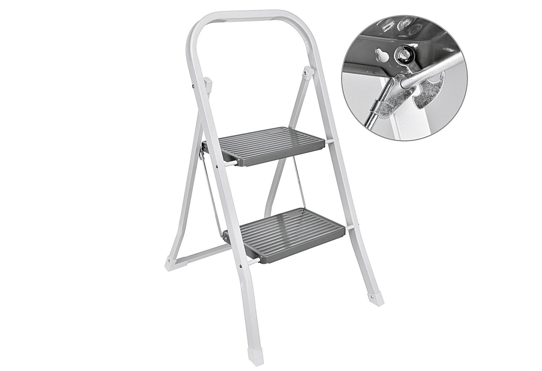 Hi Klapptritt, Silber, 60 x 20 x