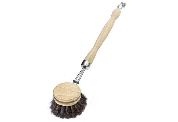 PEGGY PERFECT Spülbürste Holz reines Rosshaar Ø4,2cm