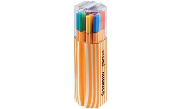 STABILO point 88 - Fineliner - gemischte Farben - 0.4 mm - fein (Packung mit 20)-4