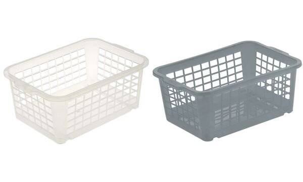 keeeper Aufbewahrungskorb "fred", (B)250 x (T)170 mm, grau (6441059)-1