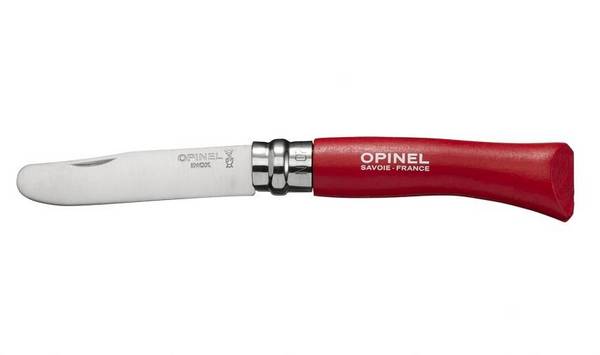 Opinel O001698 Messerzähler, Edelstahl, rot,