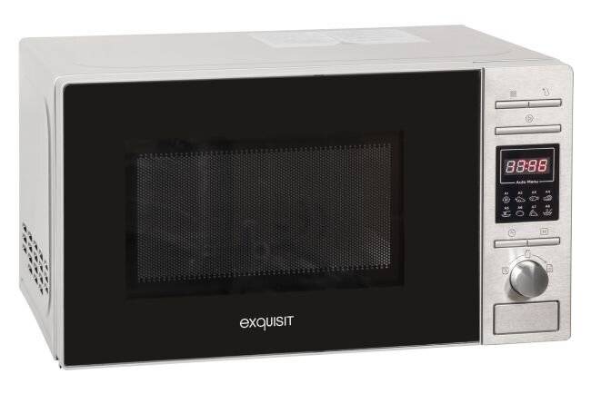 EXQUISIT Mikrowelle MW820DI 20l digital silber
