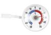 TFA Fenster-Thermometer Ø7,3cm weiß