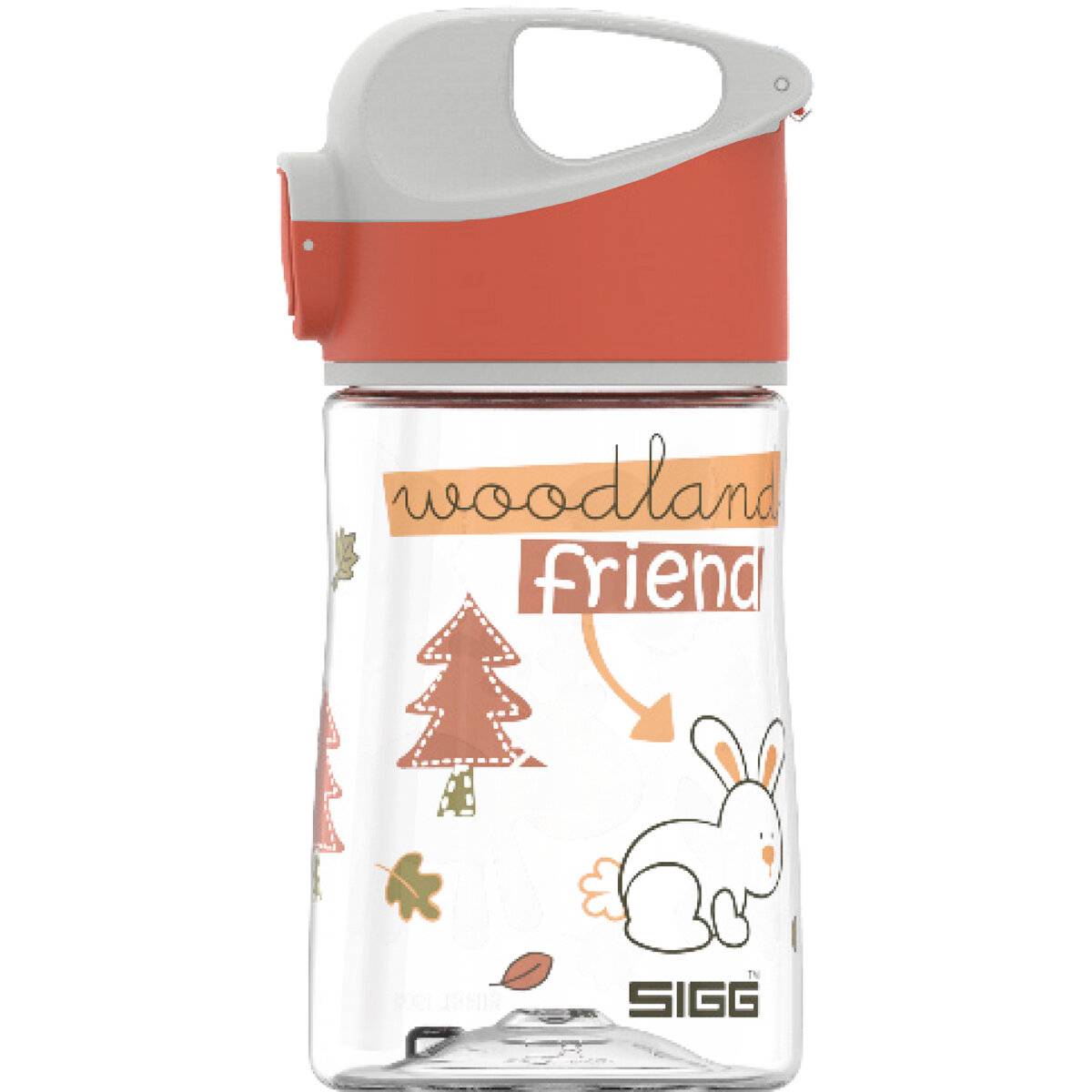 SIGG Miracle Woodland Friend Kinder Trinkflasche (0.35 L), Kinderflasche mit auslaufsicherem-0