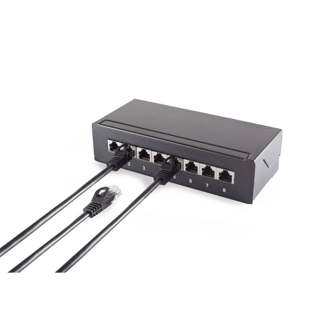 RJ45 Patchkabel CAT 7 Rohkabel U/UTP grau 0,5m-1