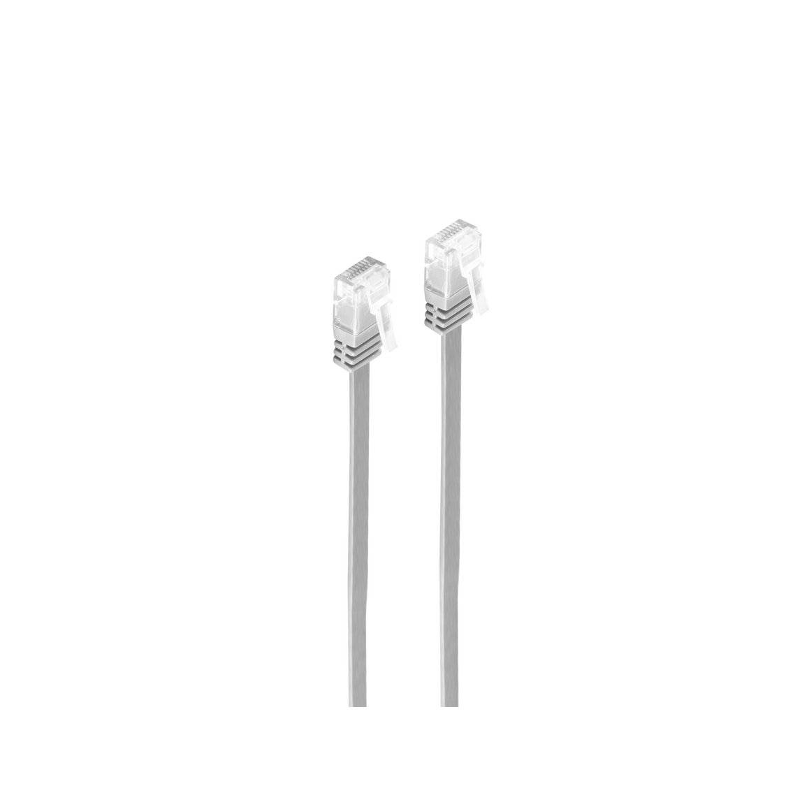 Patchkabel-Flachkabel U/UTP cat. 6 slim 1m-0