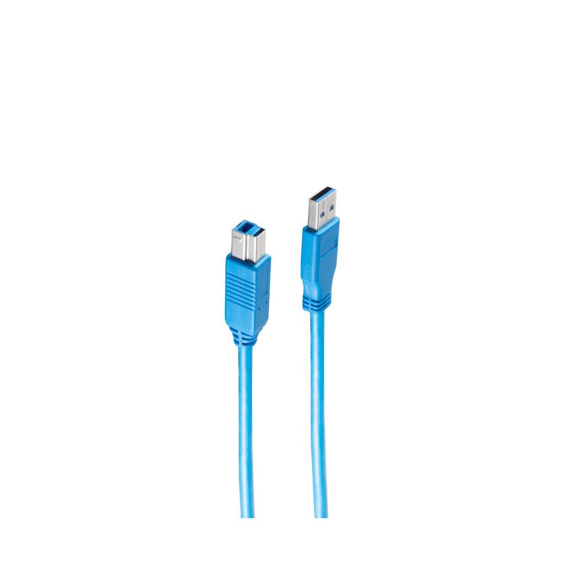 USB Kabel A Stecker / B Stecker USB 3.0 blau 5m-0