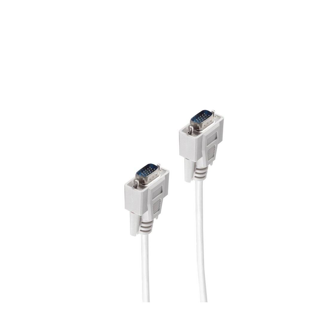 VGA-Monitorkabel 2 x 15-pol. HDD-Stecker 5m-0