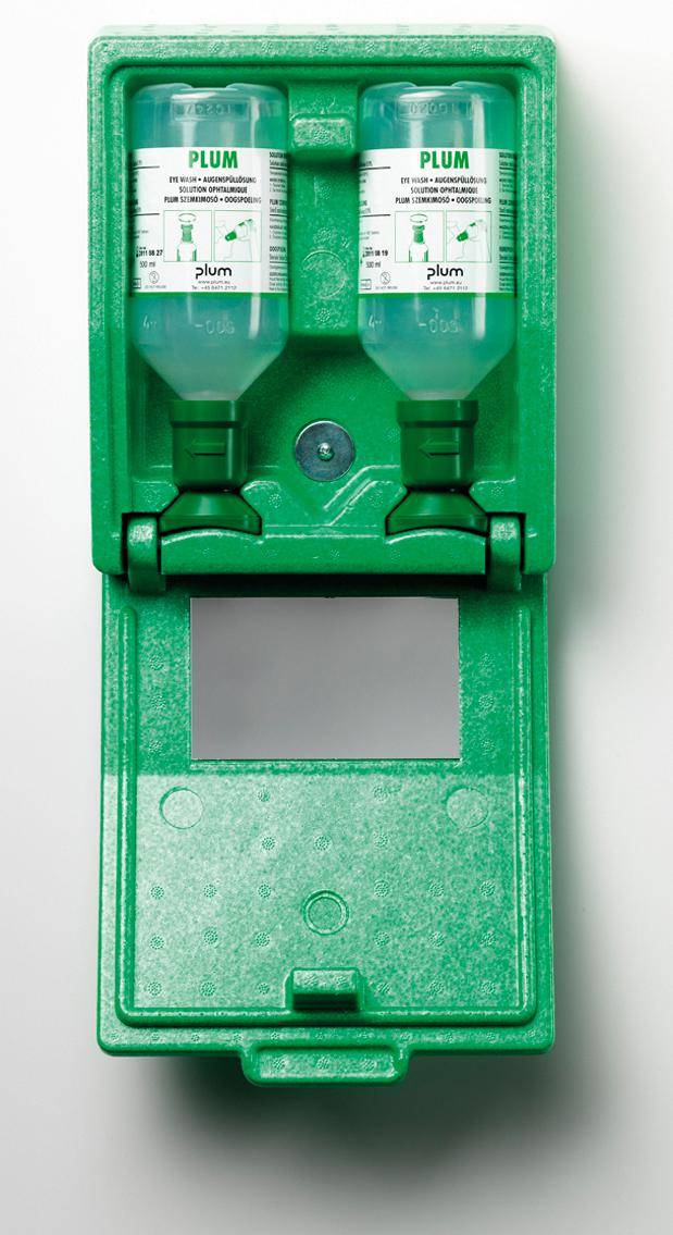 Augenspülstation 2x0,5l H280xB230xT110ca.mm-2
