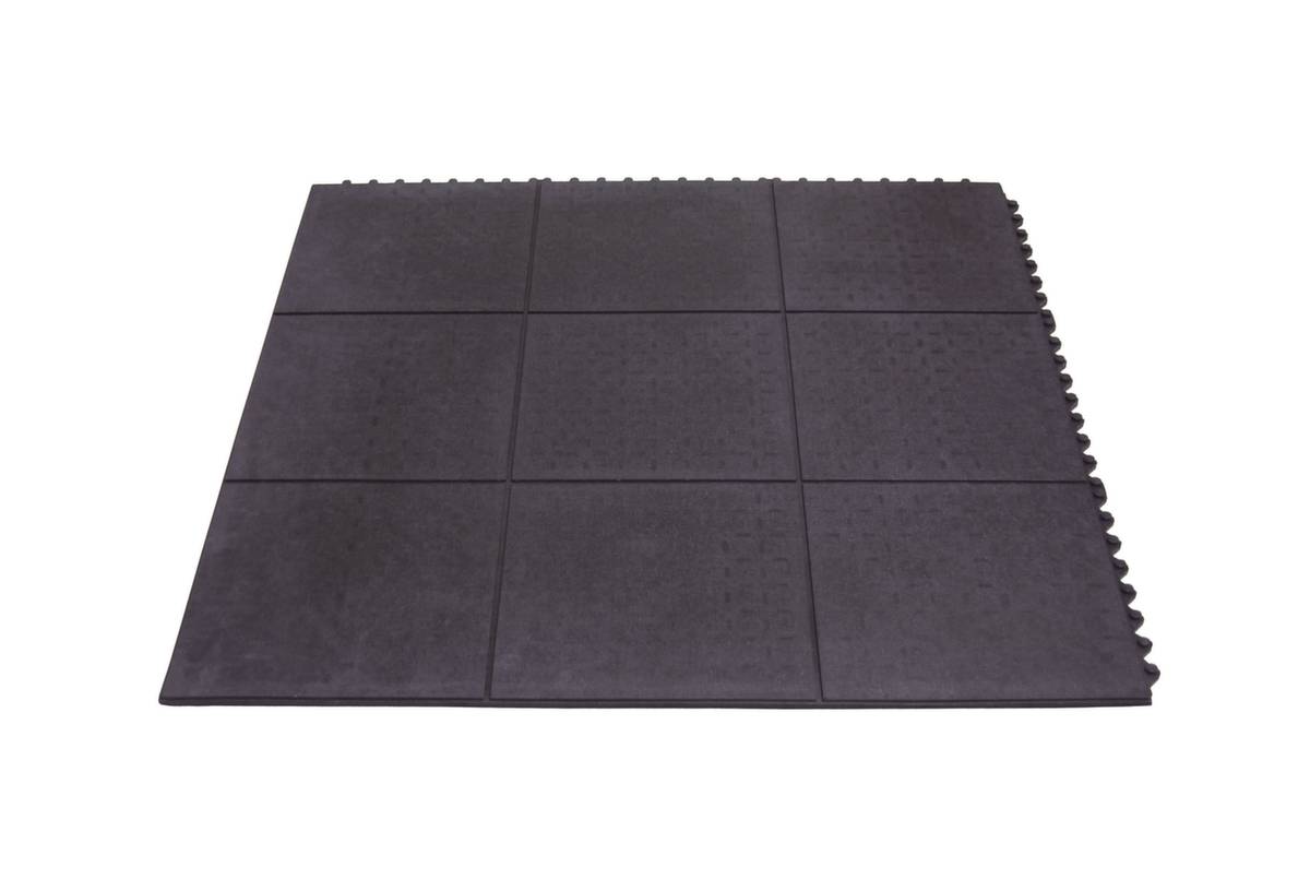 Arbeitplatzbodenbelag Yoga SOLID Basic Fertigmatte L900xB900xS17mm schwarz-3