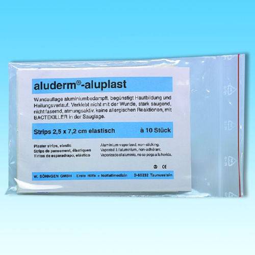 aluderm-aluplast elastisch Strips, 2,5 x 7,2 cm-0