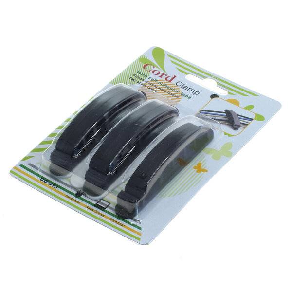 OTB Kabelmanagement - Kabelklemme - 3er Set schwarz-0