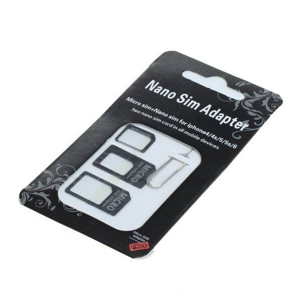 OTB SIM-Kartenadapter Set (4 in 1) Blister-0