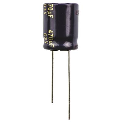 Panasonic EEUFC1J471 Elektrolyt-Kondensator radial bedrahtet  7.5 mm 470 µF 63 V 20 % (Ø x H) 16 mm x 20 mm 1 St. 