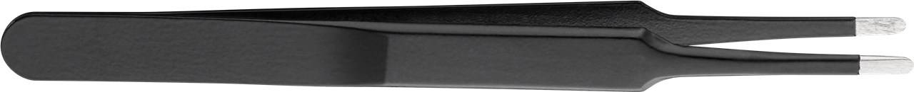Goobay 41256 Pinzette für Präzision, Pinzettenset 6-teilig mit Spitzpinzette & Flachpinzette, gerade & gebogen, Schwarz-4