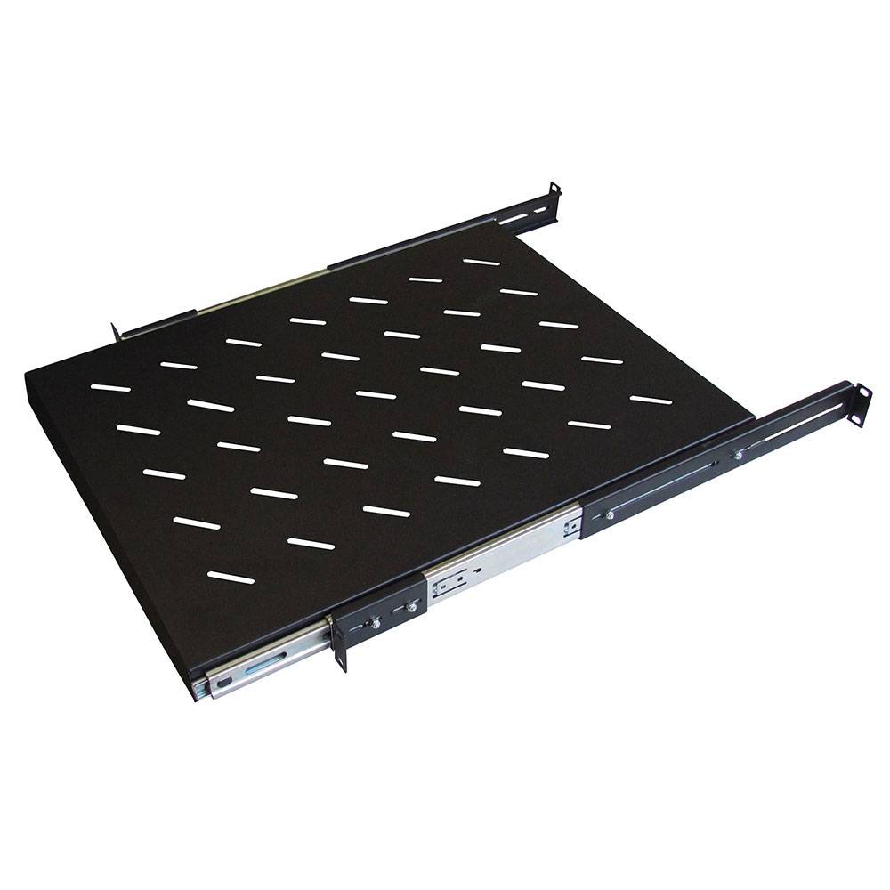 WP Rack WPN-ASS-141060-B Regalauszug 1U Schwarz - 600mm tief-0