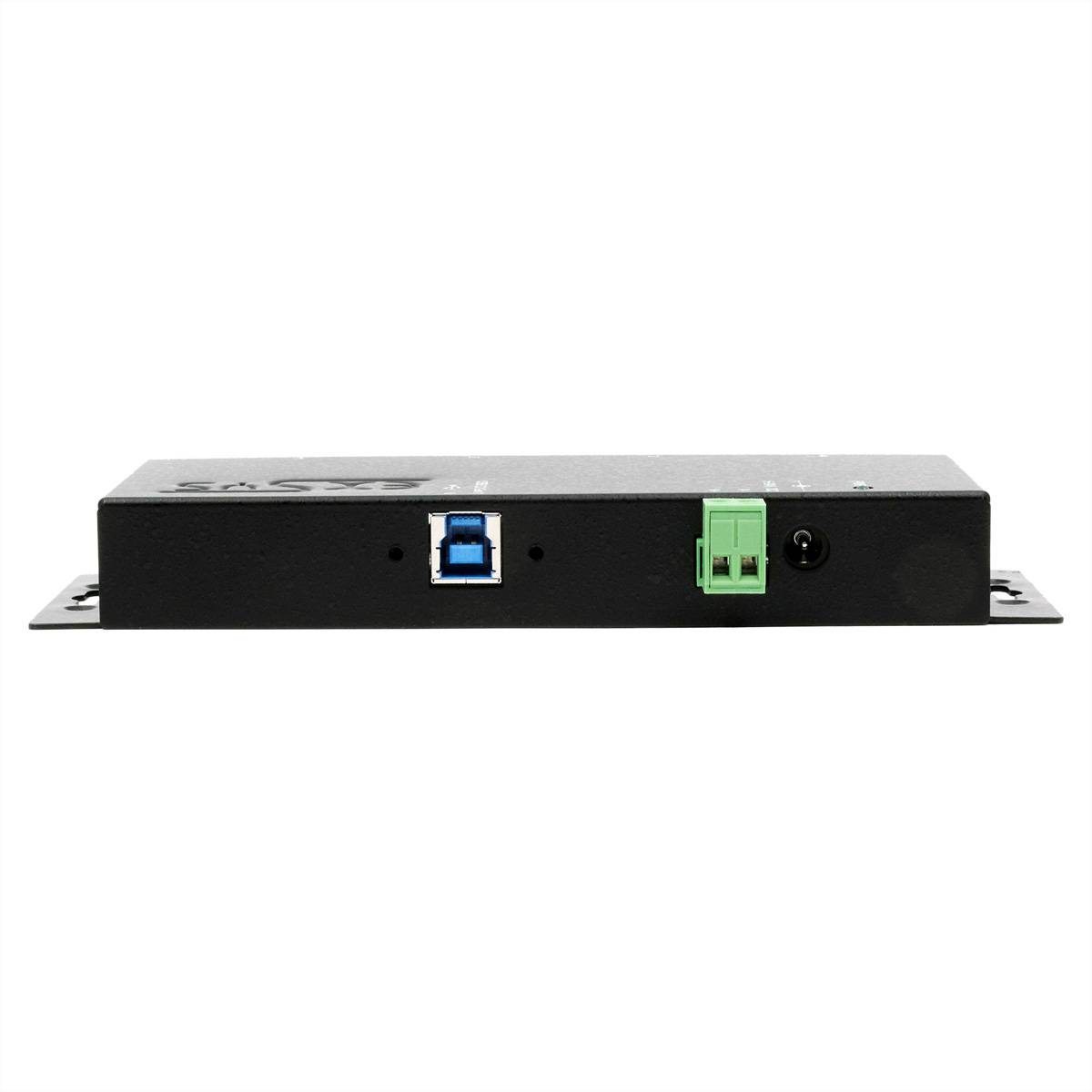 EXSYS EX-1184HMVS-2 4-Port Metall USB 3.2 Gen1 inkl. verschraubbares Kabel Surge Protection-2