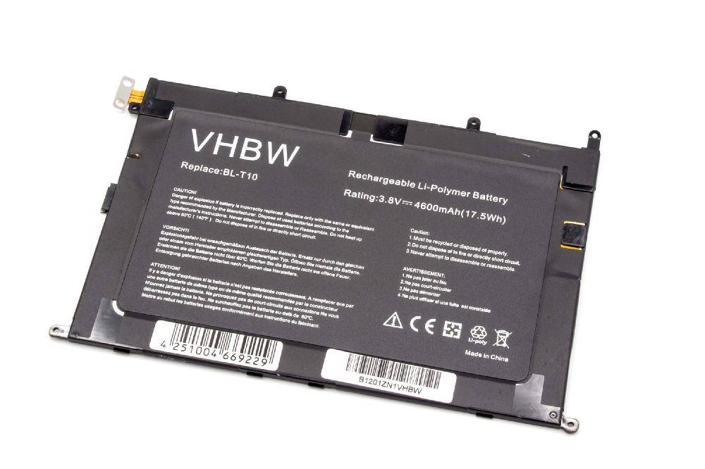 vhbw Akku Ersatz für LG EAC62159101 | BL-T10 für Tablet Pad (4600 mAh, 3,8 V, Li-Polymer)-0