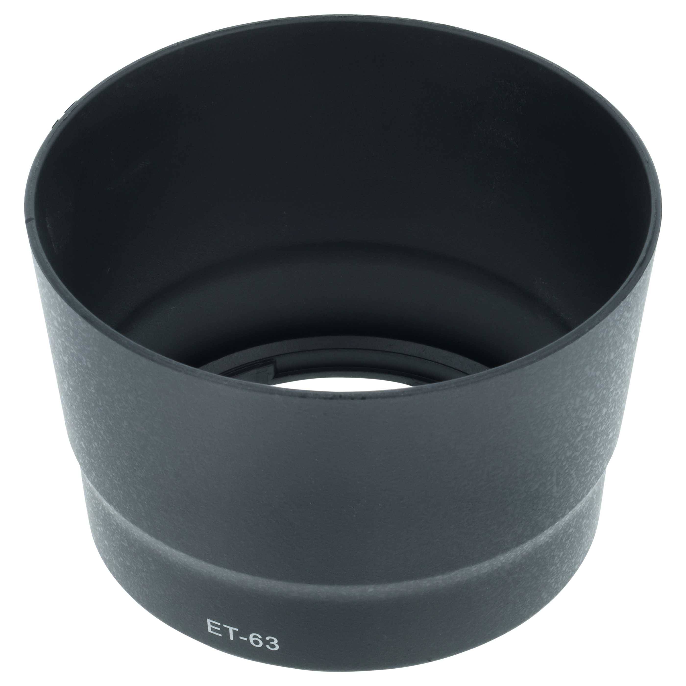 vhbw Gegenlichtblende Ersatz für Canon ET-63 | 8582B001 für 58mm Objektiv - Schwarz, Kunststoff, Rund, 8,8 cm-0