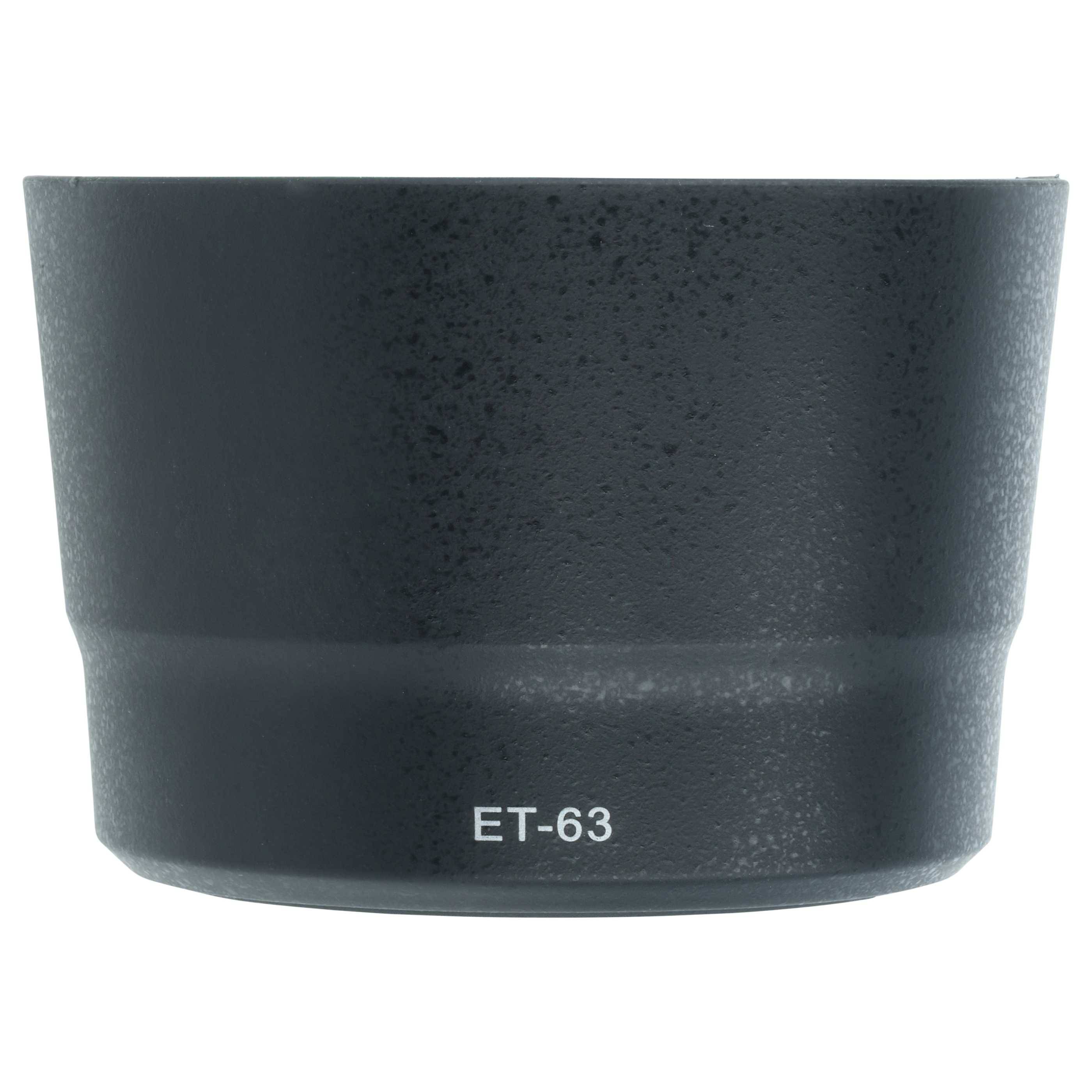 vhbw Gegenlichtblende Ersatz für Canon ET-63 | 8582B001 für 58mm Objektiv - Schwarz, Kunststoff, Rund, 8,8 cm-1