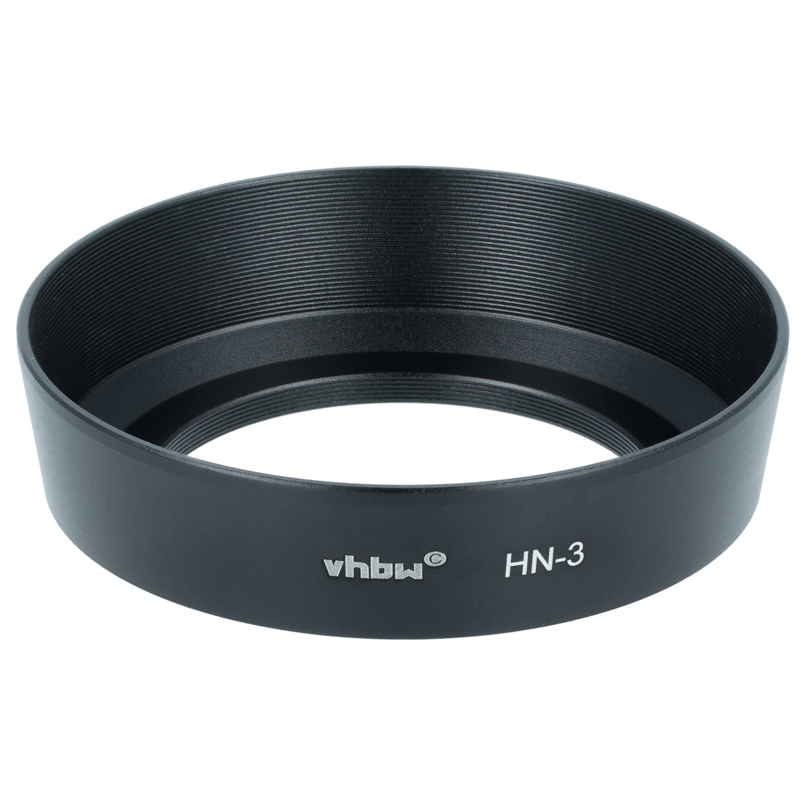 vhbw Gegenlichtblende kompatibel mit Nikon Nikkor f/2 D 52mm | Objektiv - Schwarz, Metall, Rund, AF 35mm-0