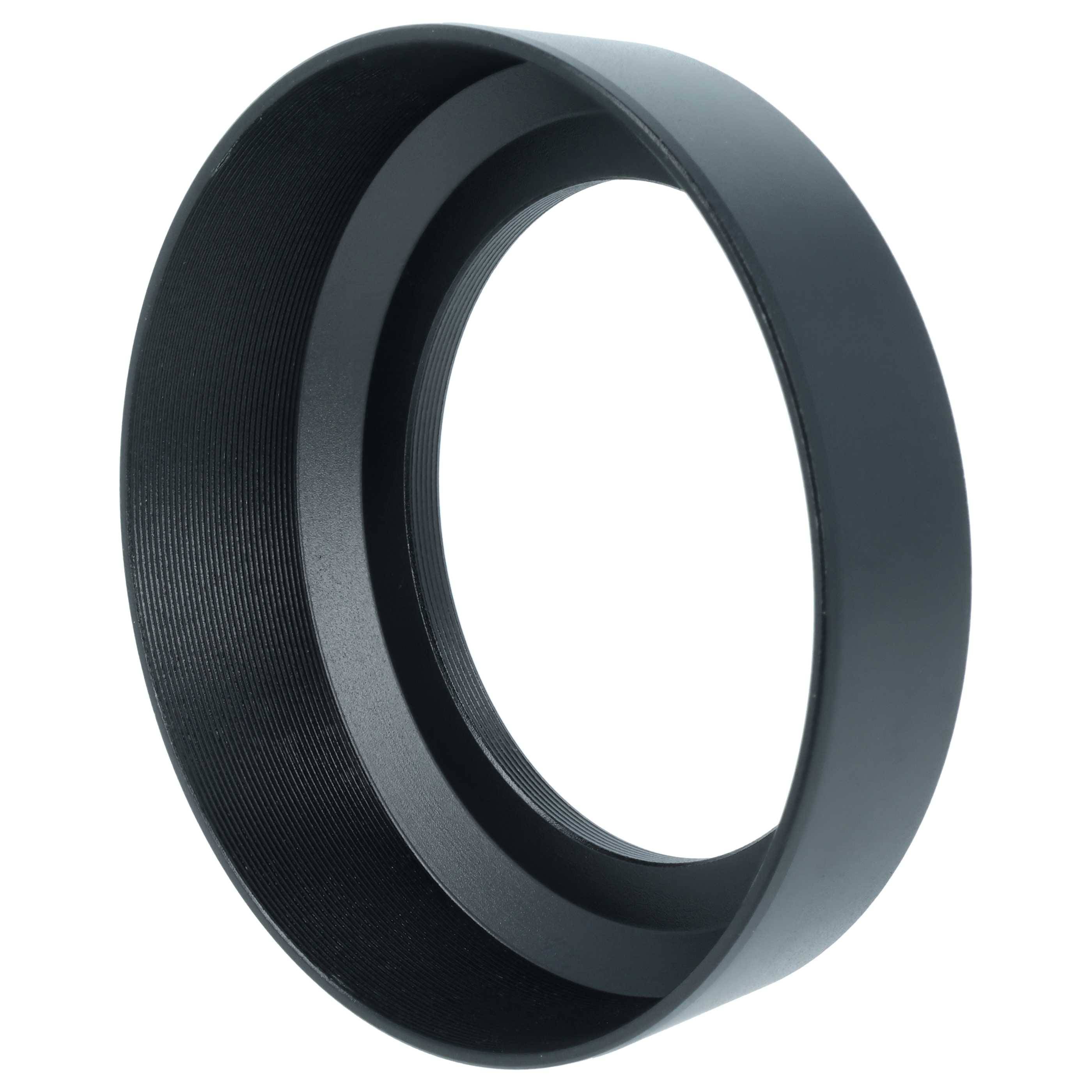 vhbw Gegenlichtblende kompatibel mit Nikon Nikkor f/2 D 52mm | Objektiv - Schwarz, Metall, Rund, AF 35mm-1