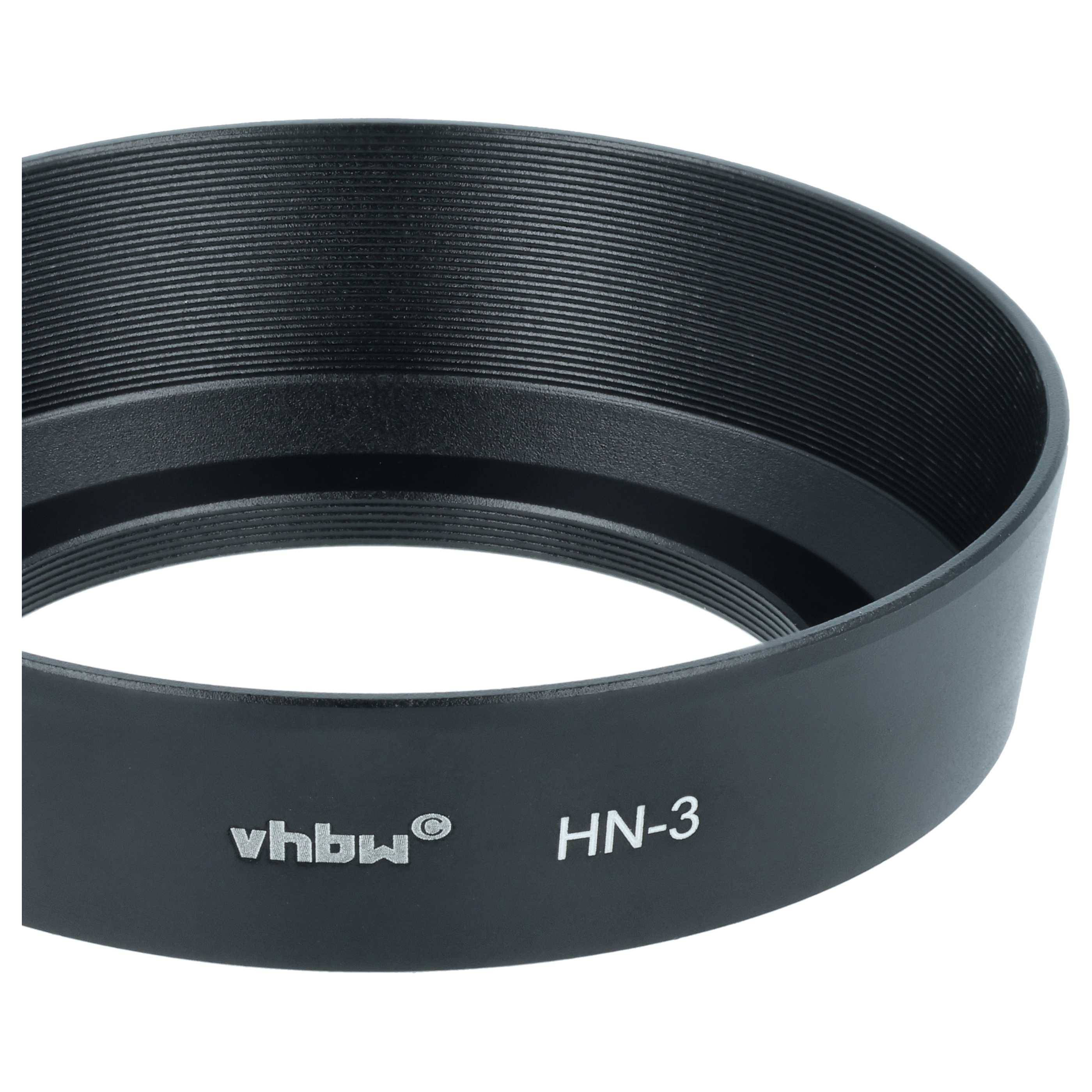 vhbw Gegenlichtblende kompatibel mit Nikon Nikkor f/2 D 52mm | Objektiv - Schwarz, Metall, Rund, AF 35mm-2