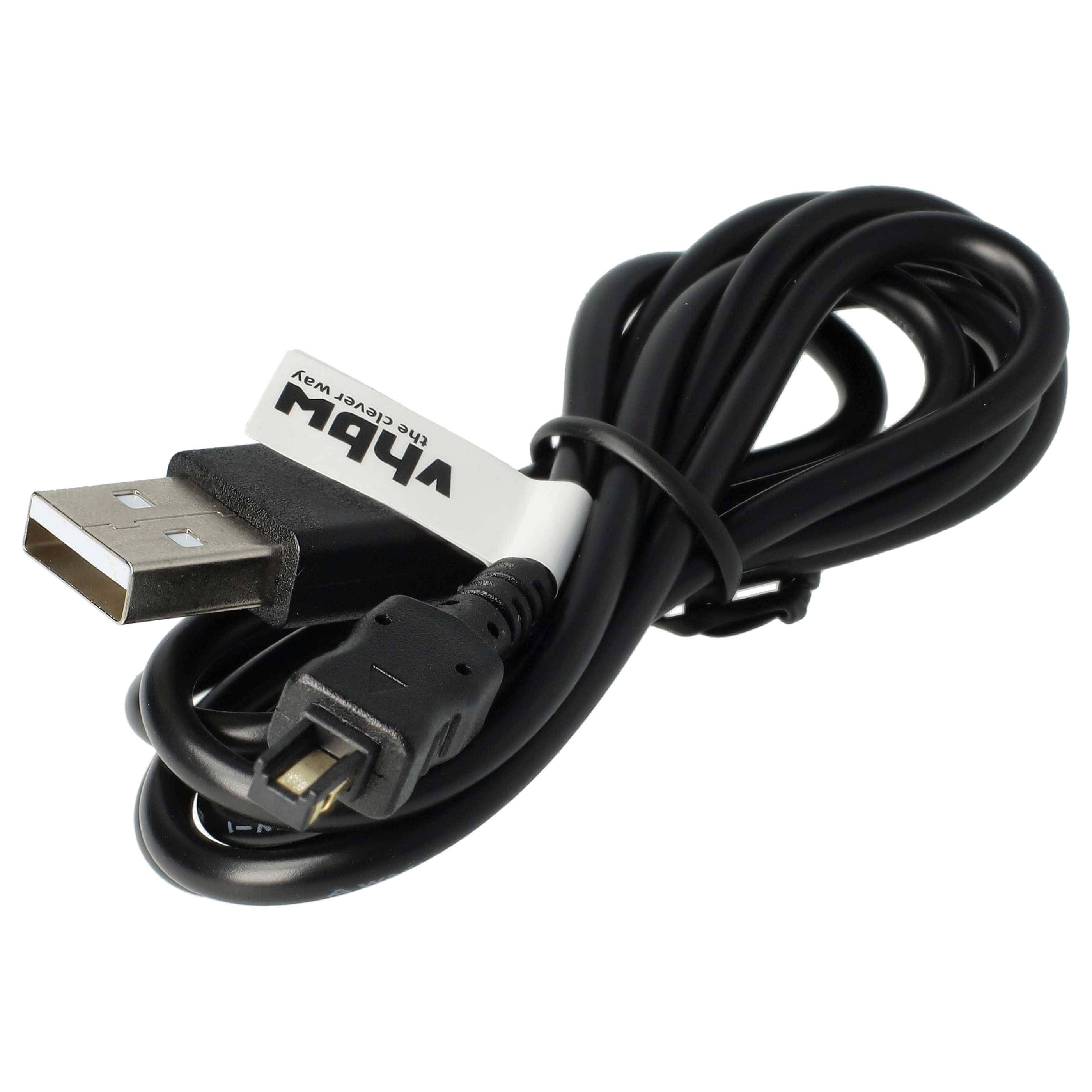 vhbw USB-Kabel kompatibel mit Nikon Coolpix L330, L830, L810, L820, L120, L100, S810, L110 Kamera, Camcorder --0