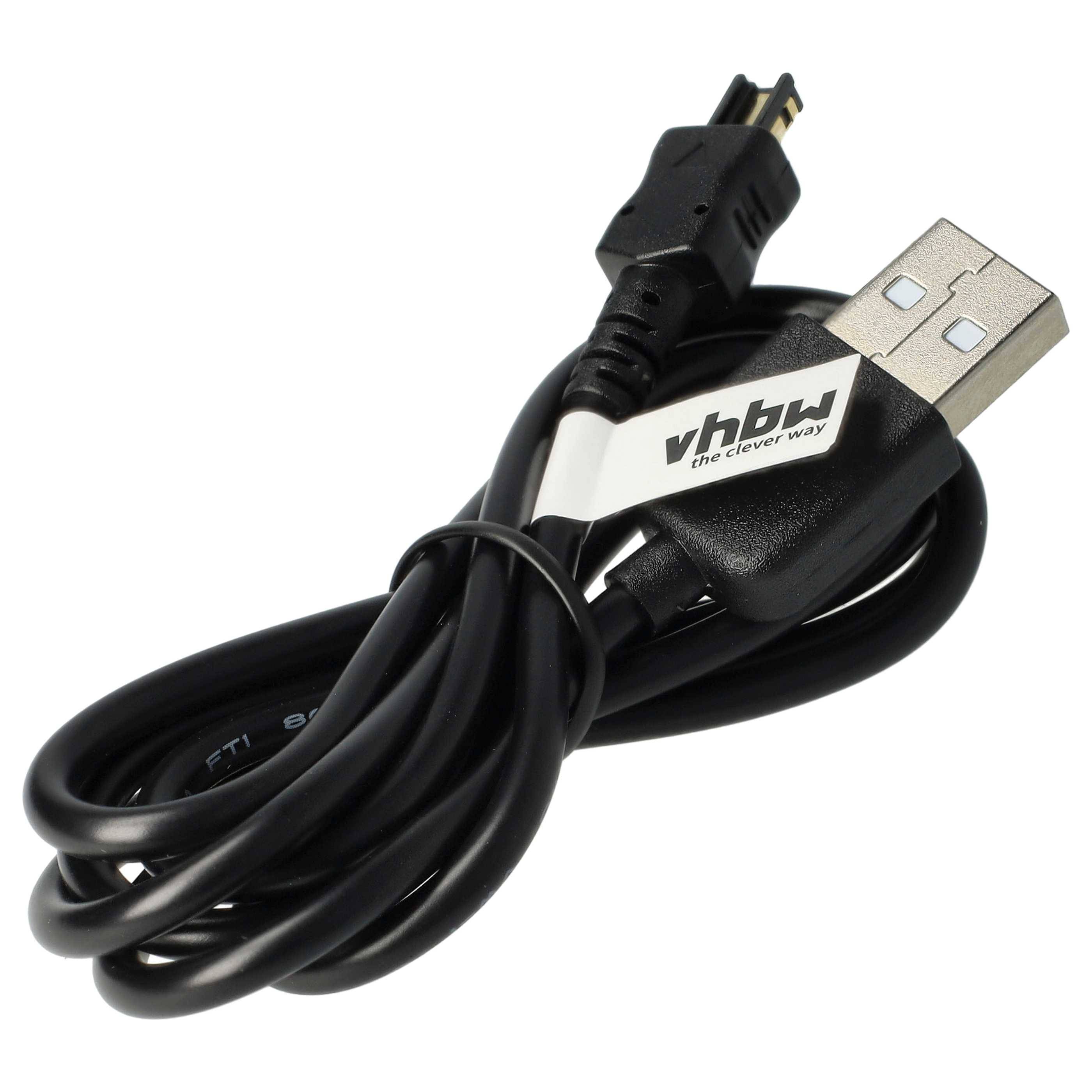 vhbw USB-Kabel kompatibel mit Nikon Coolpix L330, L830, L810, L820, L120, L100, S810, L110 Kamera, Camcorder --1