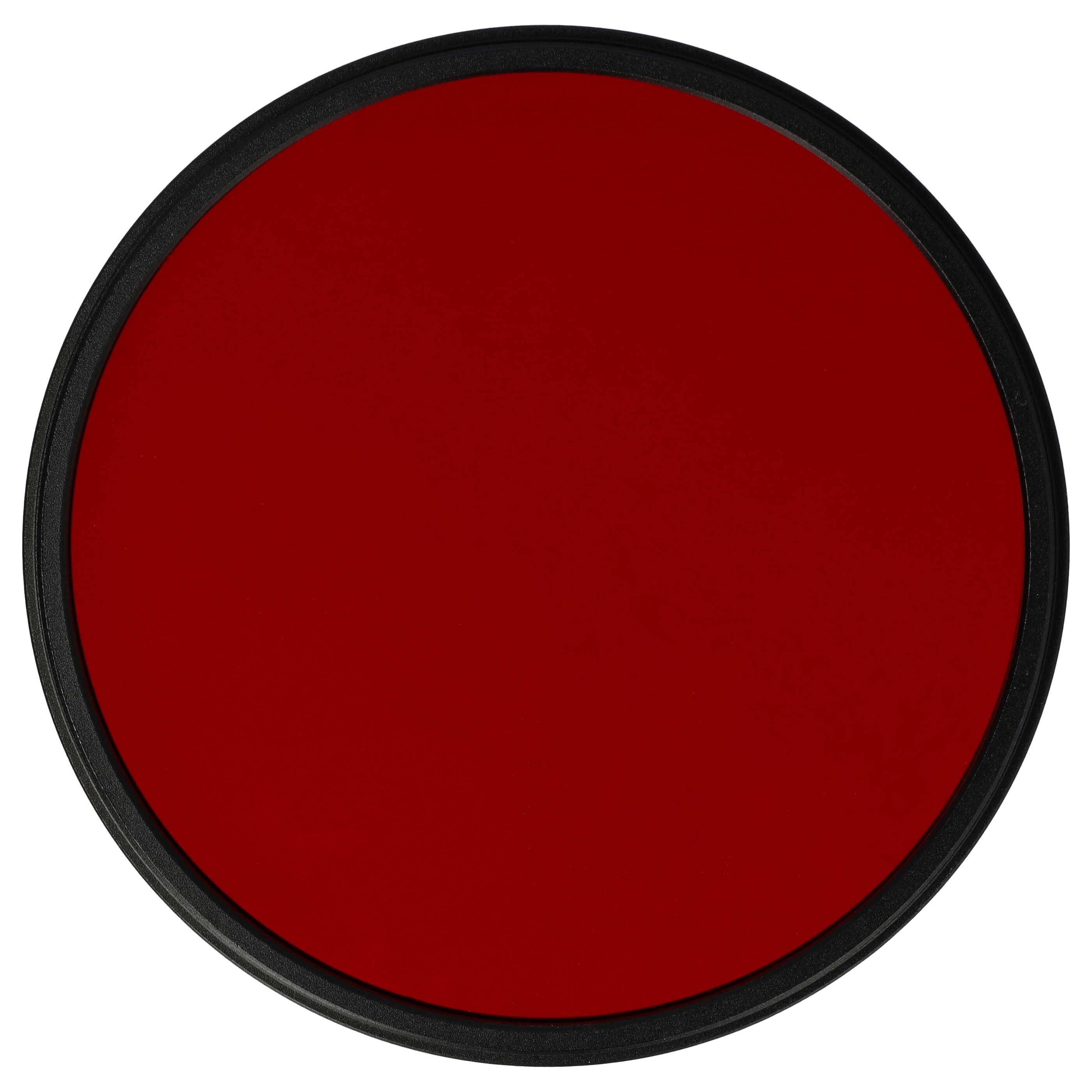 vhbw Universal Farbfilter rot für Kamera Objektive mit 77mm Filtergewinde | Rotfilter-1