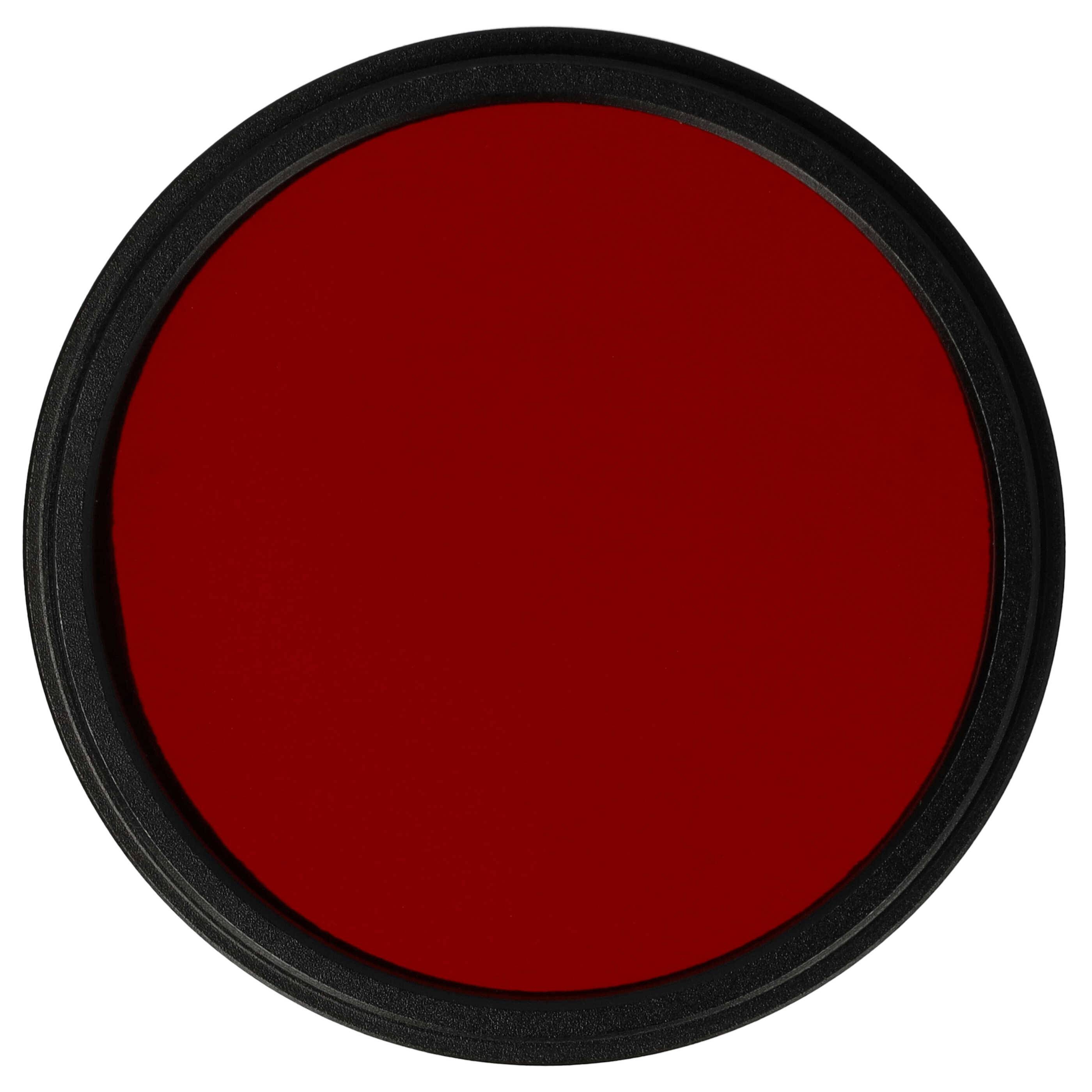 vhbw Universal Farbfilter rot für Kamera Objektive mit 49mm Filtergewinde | Rotfilter-2