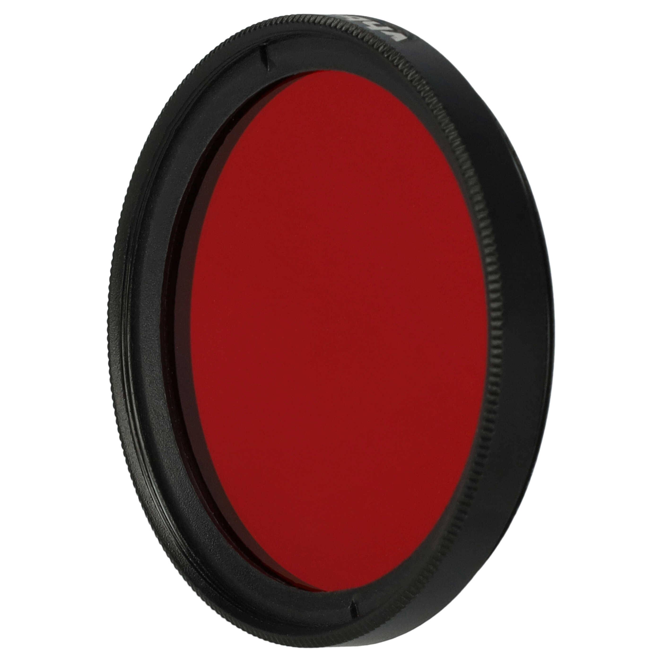vhbw Universal Farbfilter rot für Kamera Objektive | mit 40,5mm Filtergewinde, Rotfilter-1