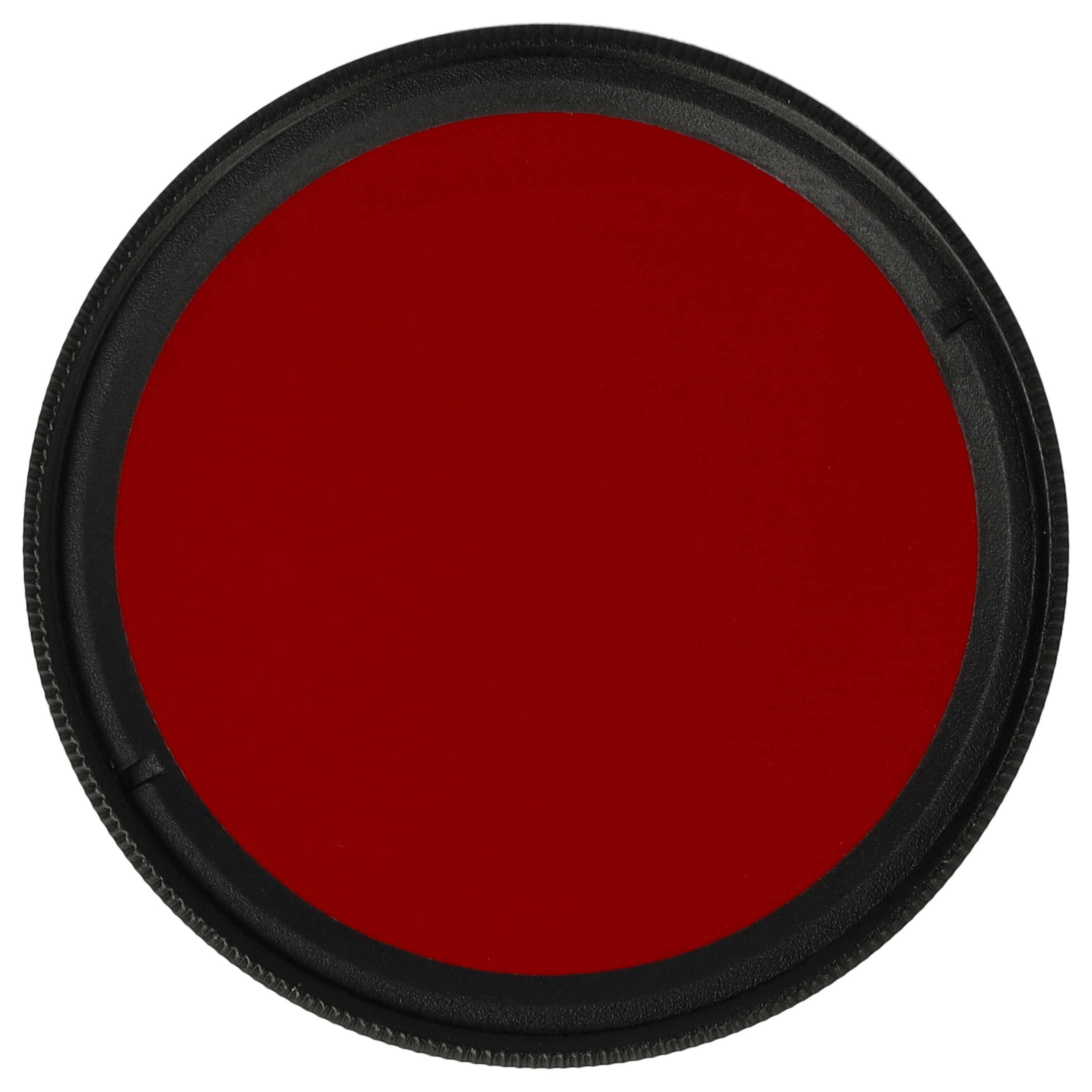 vhbw Universal Farbfilter rot für Kamera Objektive | mit 40,5mm Filtergewinde, Rotfilter-3