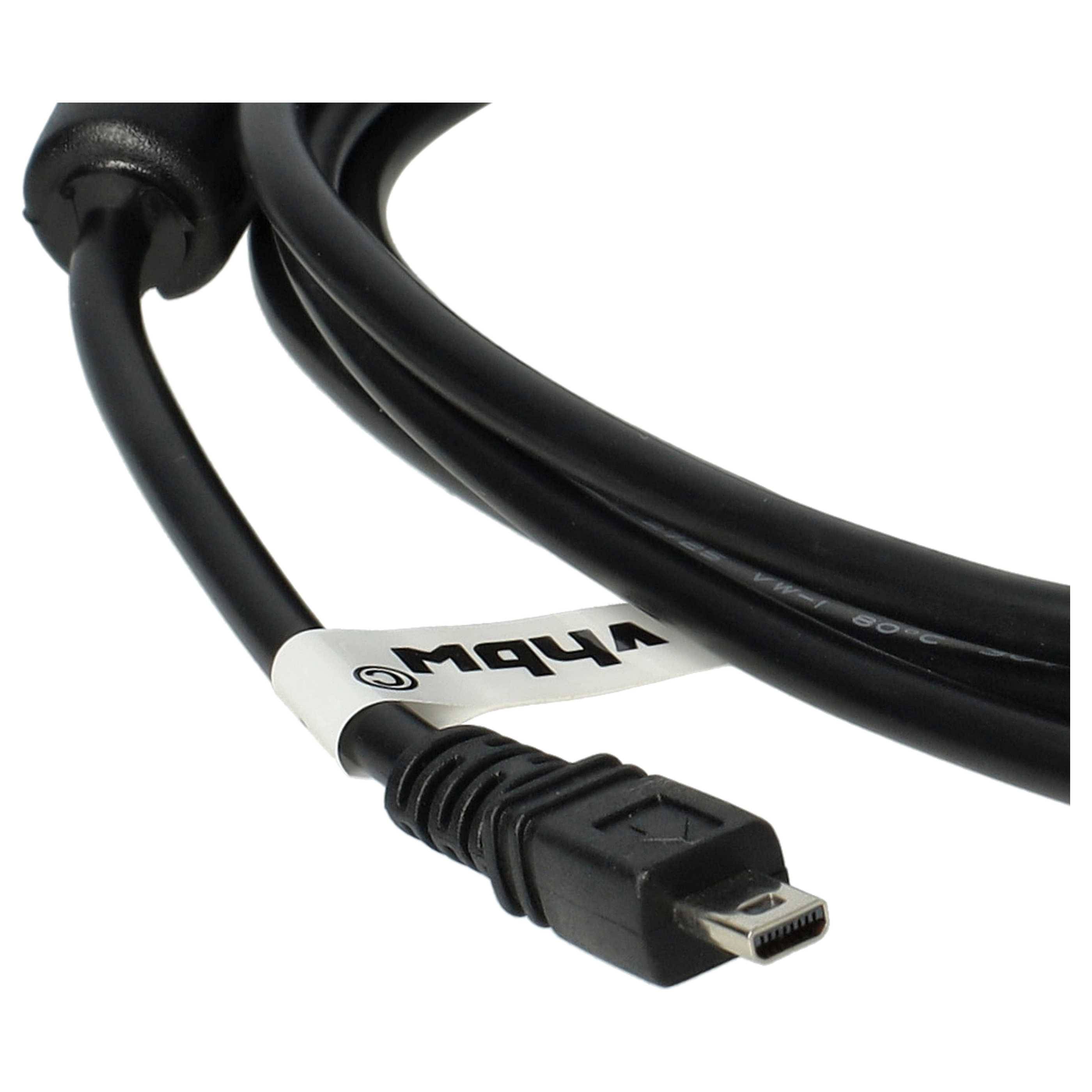 vhbw USB Kabel Datenkabel (Standard-USB Typ A) 150cm kompatibel mit Nikon D3200, D3300, D5200, D5300, D5500, DF Kamera-2