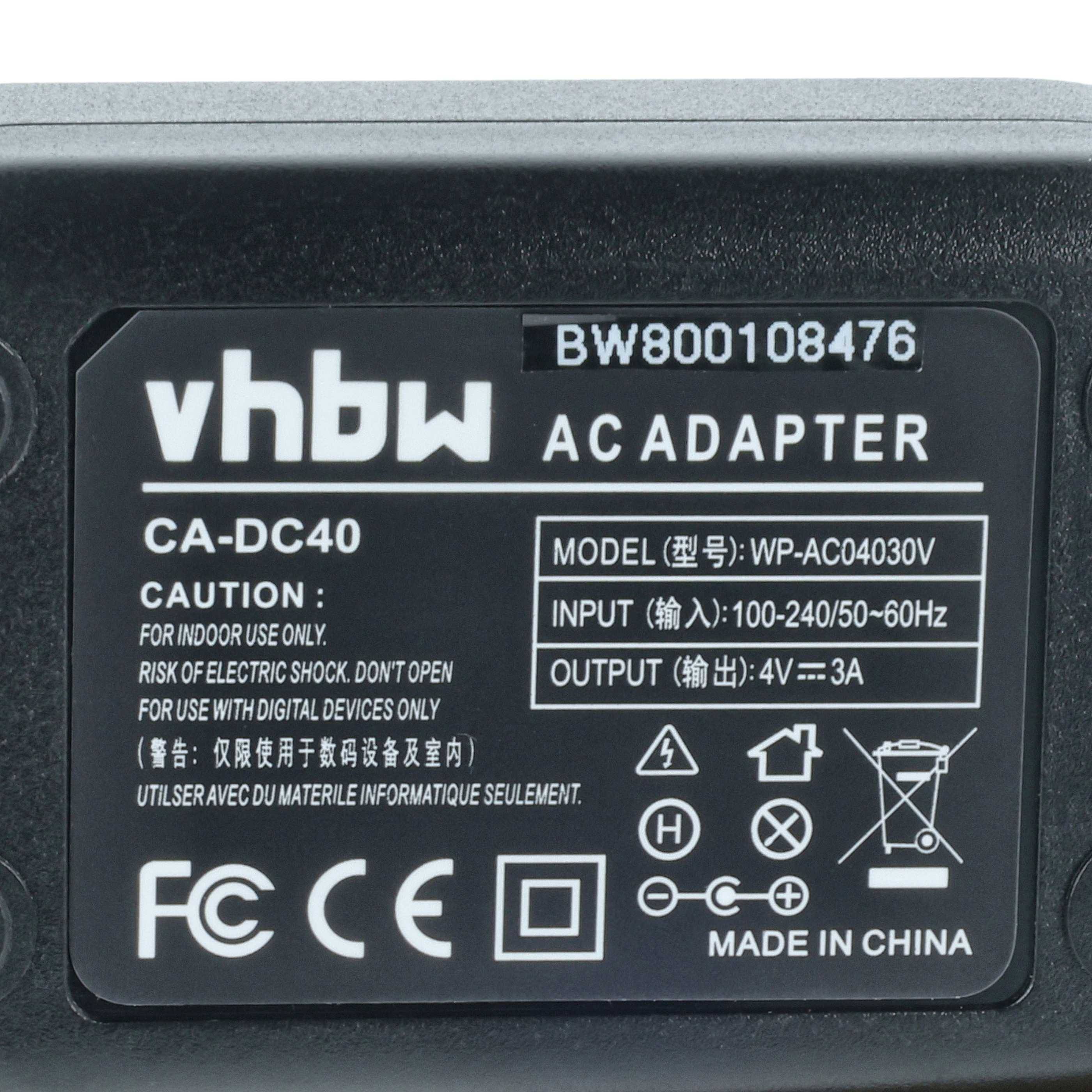 vhbw 1x Netzteil kompatibel mit Canon PowerShot G7x Mark II | G9X, G9X Mark II, G7X, G7 X Kamera, Digitalkamera + DC-3