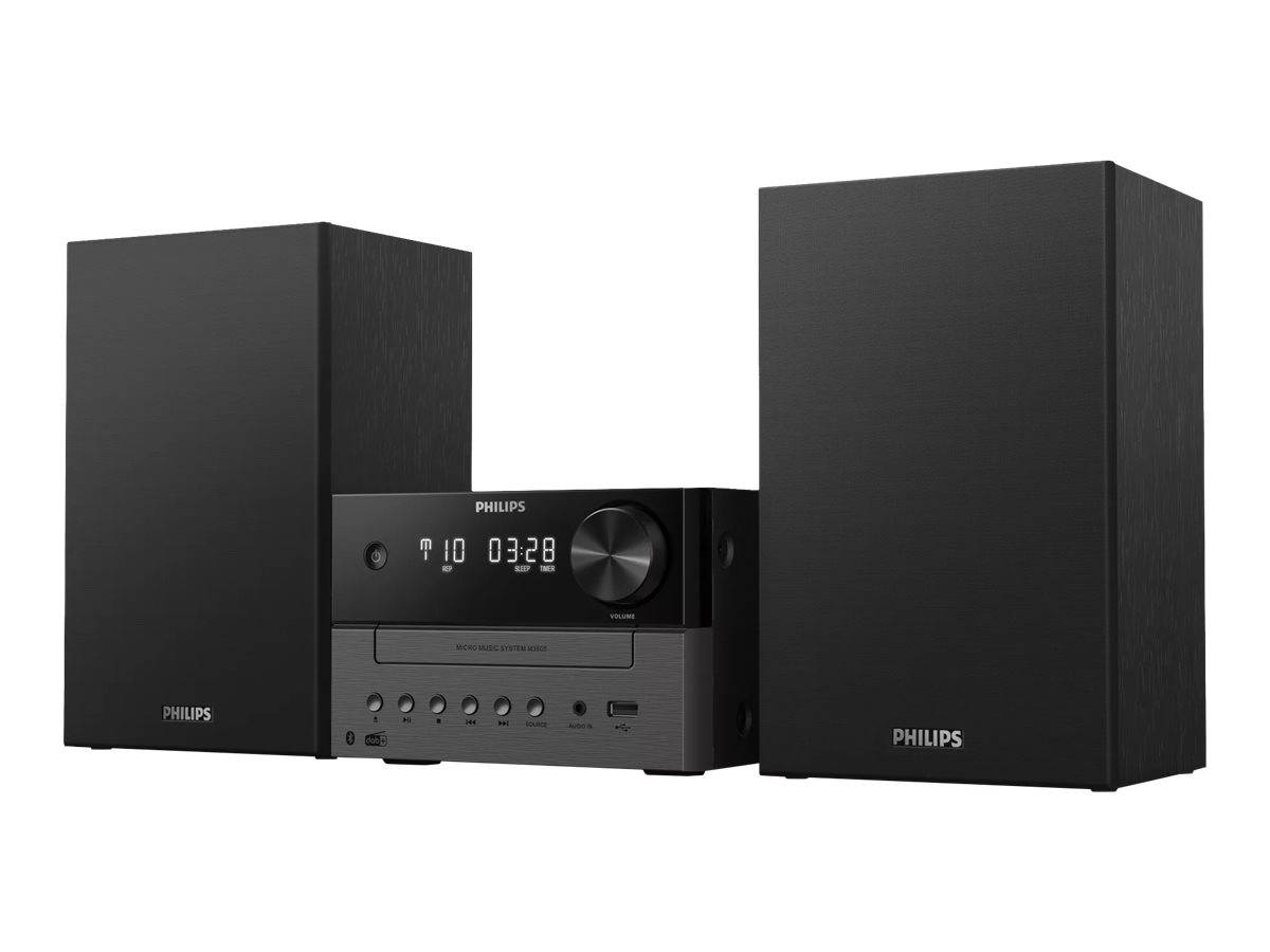 Philips TAM3505/12, Heim-Audio-Mikrosystem, Schwarz, Grau, 18 W, 7,62 cm, DAB,DAB+,FM, Analog & Digital-0