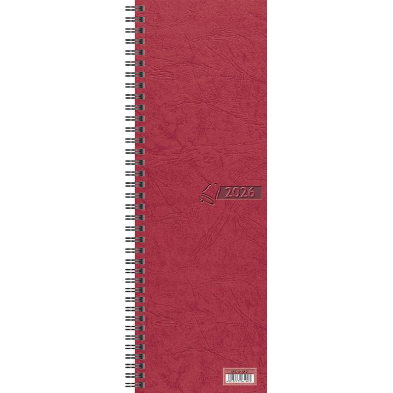 Glocken Tischkalender "Vormerkkalender", 2027, rot-0