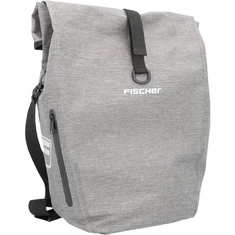 FISCHER Fahrrad-Gepäckträgertasche City, grau