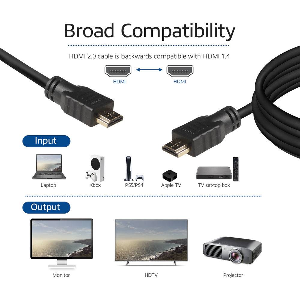 ACT AK3905 Hochgeschwindigkeits-Ethernet-Kabel HDMI-A Stecker/Stecker - 7 Meter-3