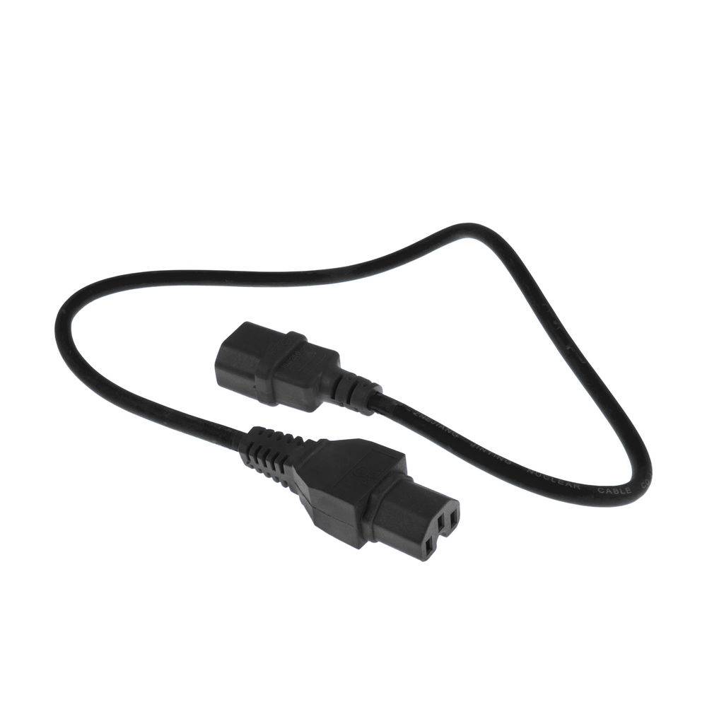 ACT AK5232 230V Stromkabel C14/C15 Schwarz - 60 cm-2