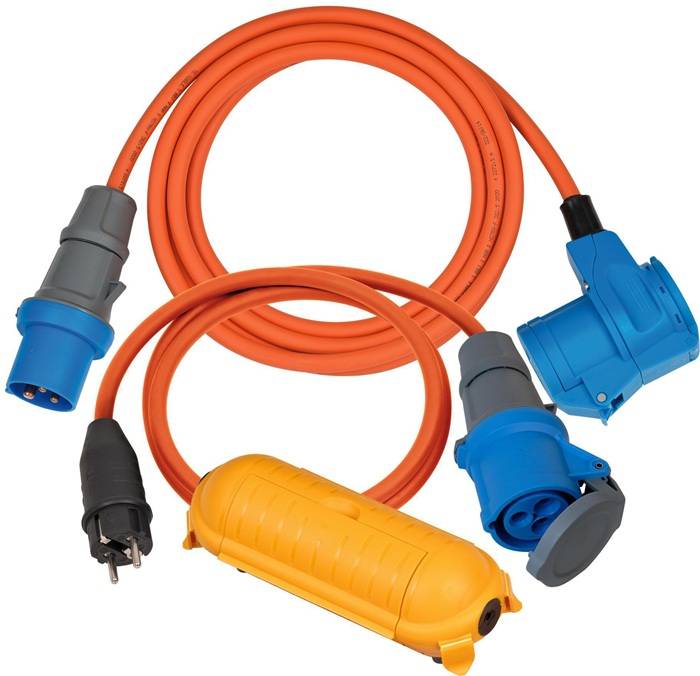 Brennenstuhl 1509900015, 3 m, Outdoor, CEE, CEE, IP44, Ölbeständig-1