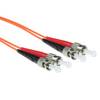 ACT RL1030 Glasfaser-Patchkabel Duplex LSZH - ST/ST 62,5/125 Multimode 62,5/125µm OM1 - 30 Meter