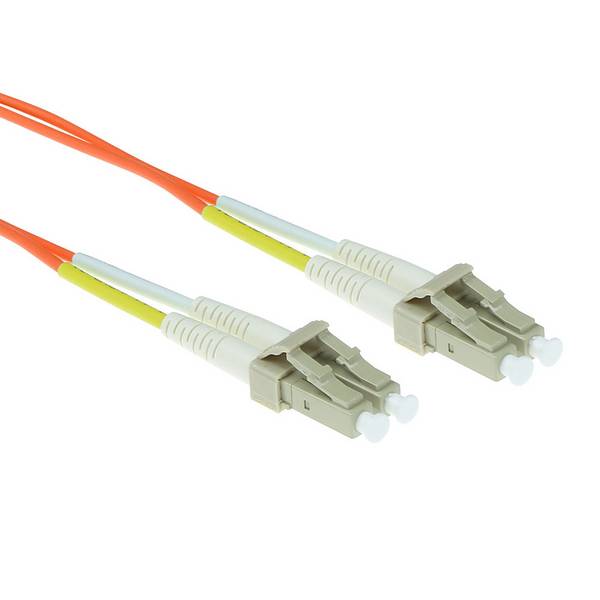 ACT RL9015 Glasfaser Patchkabel Duplex LSZH - LC/LC 62.5/125µm OM1 - 15 Meter